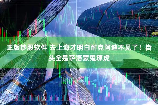正版炒股软件 去上海才明白耐克阿迪不见了！街头全是萨洛蒙鬼塚虎
